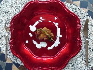 鶏肉のカレーソテー ココナッツソース